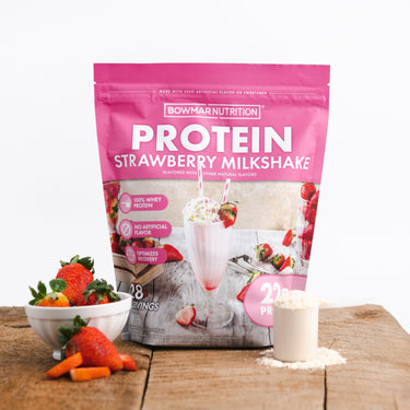 PROTEIN STRAWBERRY MILKSHAKE